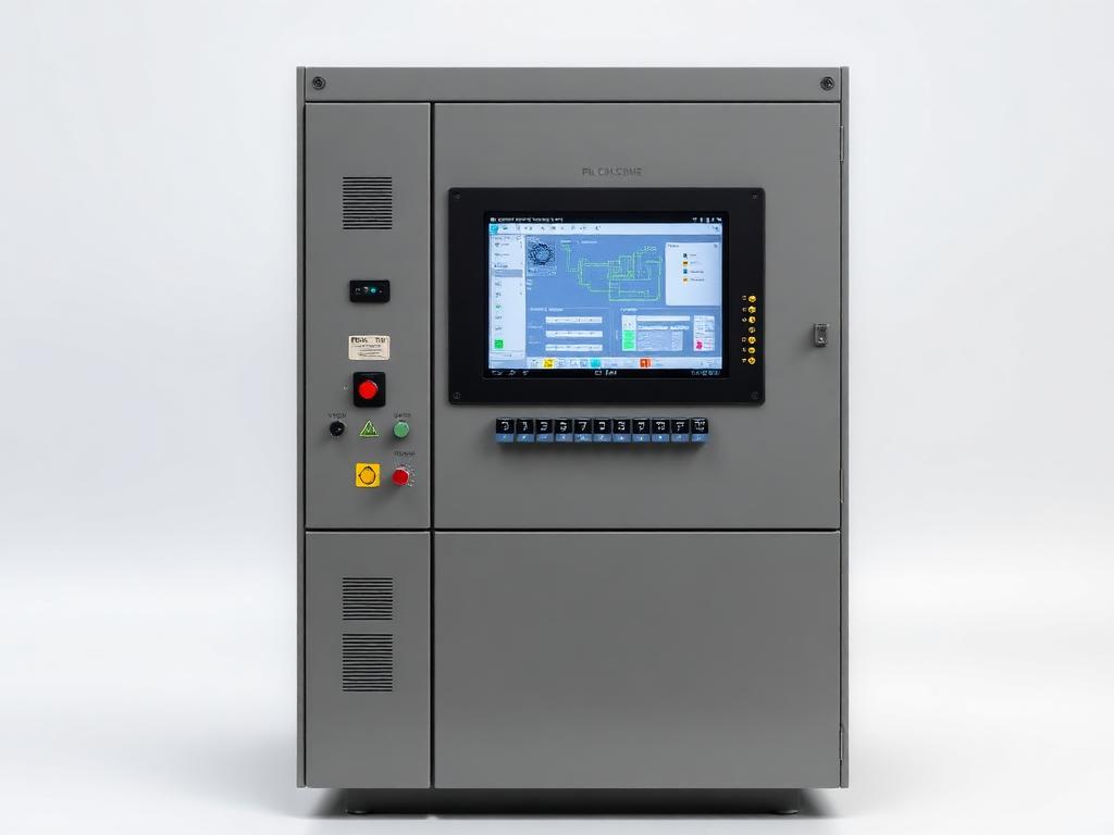 PLC Automation Panel — rice milling equipment